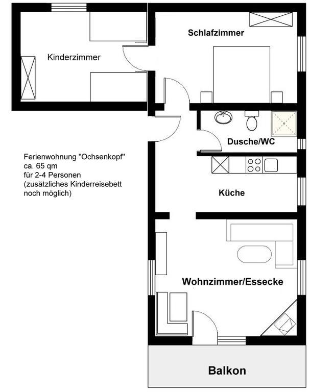 Haus Rosenbuehl Bed & Breakfast Warmensteinach Bagian luar foto
